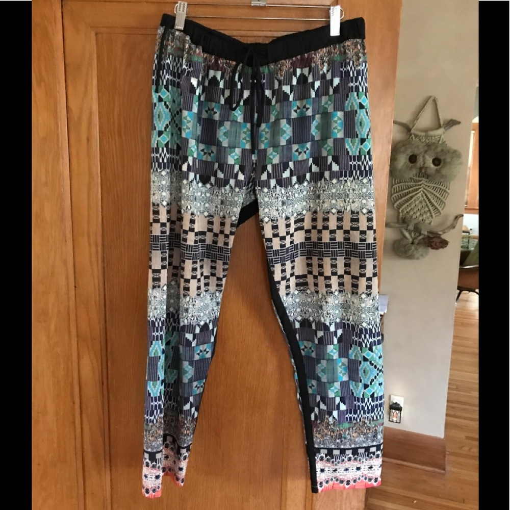 Vintage Clover Canyon Aztec printed pants, size M
